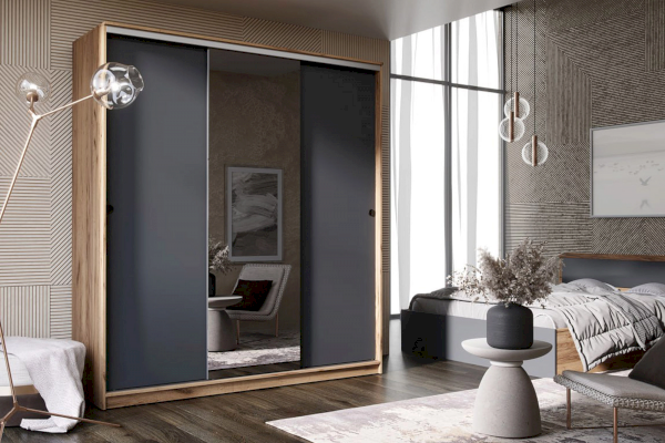 Трехдверный шкаф-купе Альянс 2,0 (Миф)